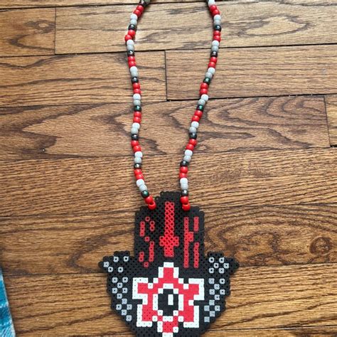 Sullivan King Perler Necklace Etsy