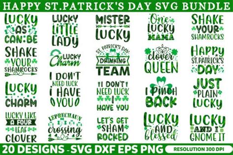 St Patricks Day Sublimation Svg Bundle Graphic By Designhome · Creative