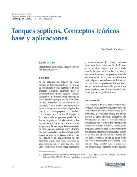 Tanques sépticos conceptos teóricos base y aplicaciones PDF