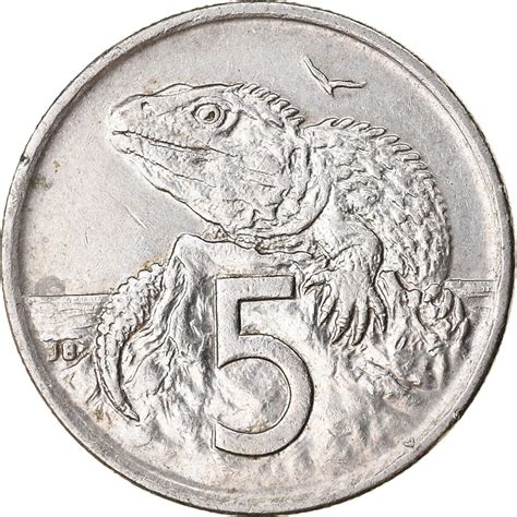 Five Cents Coin From New Zealand Online Coin Club