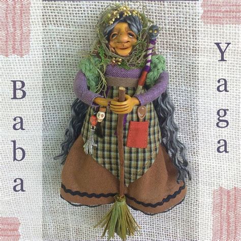 Baba Yaga, a Fairytale/ Folklore depiction. Listed today. 💀🐔🔮