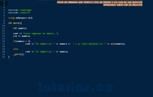 Sentencia If Else Visual C Numero En Valor Absoluto Tutorias Co