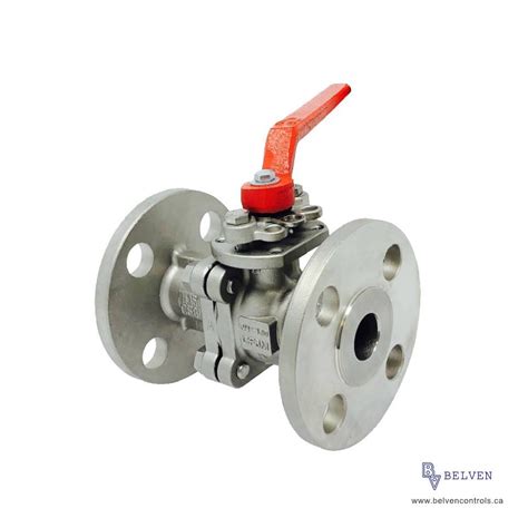 Piece Full Port Stainless Steel Flanged Ball Valve Class Carbon