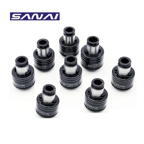 Sanai 8pcs Tapping Chuck Gt12 M3 M4 M5 M6 8 M10 M12 M14 M16 Overload