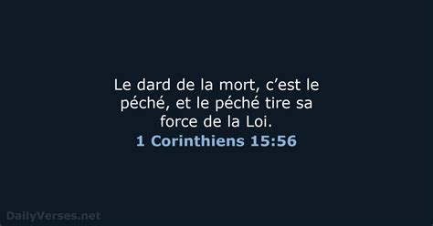 4 Septembre 2023 Verset Biblique Du Jour BDS 1 Corinthiens 15 56