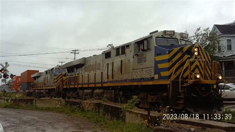 Two Ex CREX Gevos Elly Style Lead A Long Stack Train CN 120 W DPU Thru