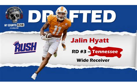 Ny Giants Draft Jalin Hyatt Wr Ny Giants Rush