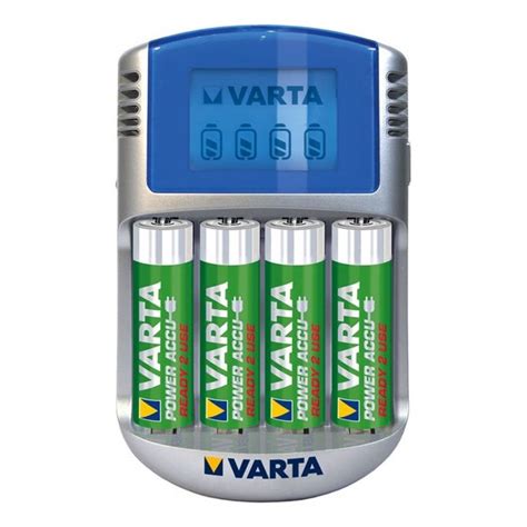 Зарядное устройство VARTA LCD Charger 4xАА 2600 мАч 12V USB купить