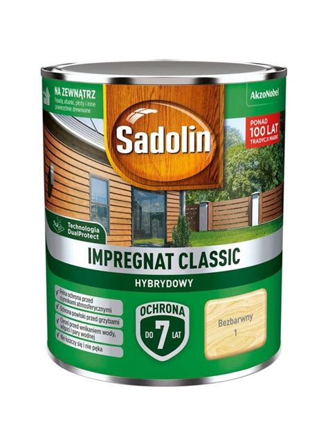 Sadolin Impregnat Bezbarwny Classic Hybrydowy L