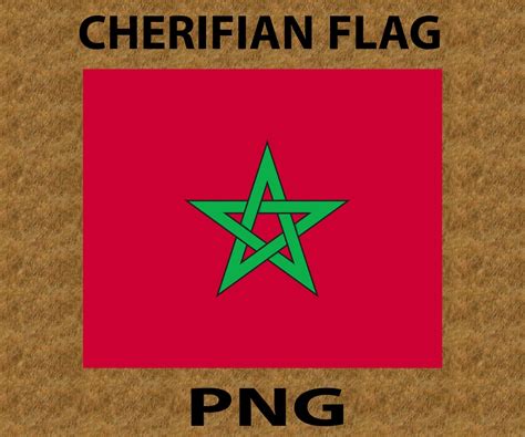 Moroccan National Flag Png Morocco Png Sublimation Png Etsy