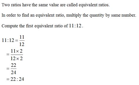 Answered Write Three Equivalent Ratios 11 12 Bartleby