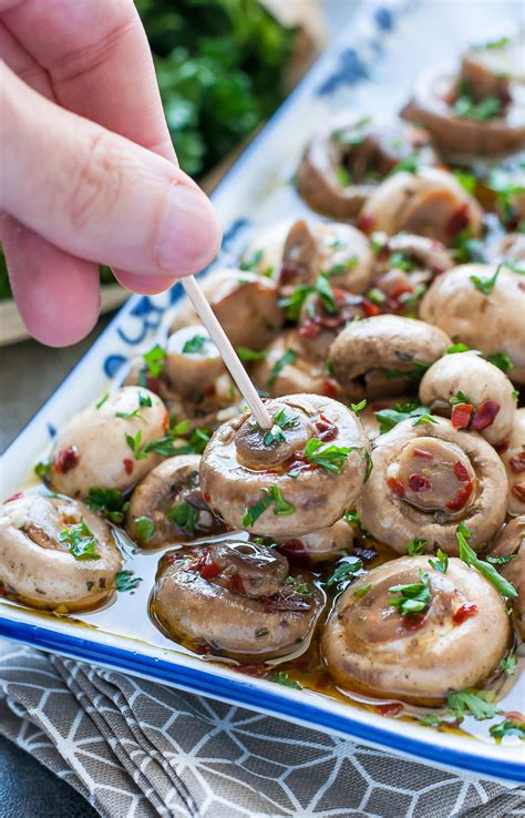 Marinated Mushrooms 10 Minute Recipe Peas And Crayons