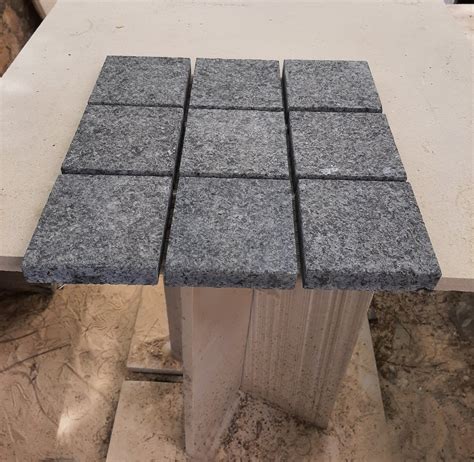 Granite Mosaic Black Cobble Stones For Landscaping 30x30x20mm At Best