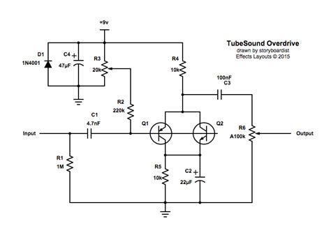 Perf And Pcb Effects Layouts Tubesound Overdrive