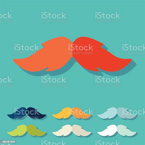 Flat Design Mustache Stock Illustration Download Image Now Abstract Adult Barber Shop Istock