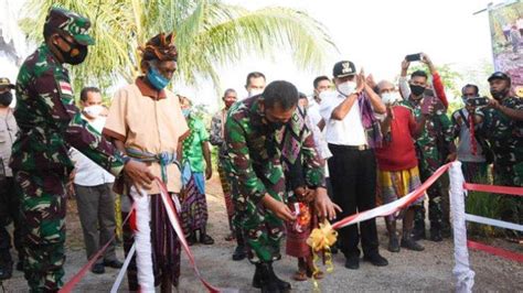 Atasi Masalah Air Pangdam IX Udayana Resmikan Pompa Hidran Di Desa