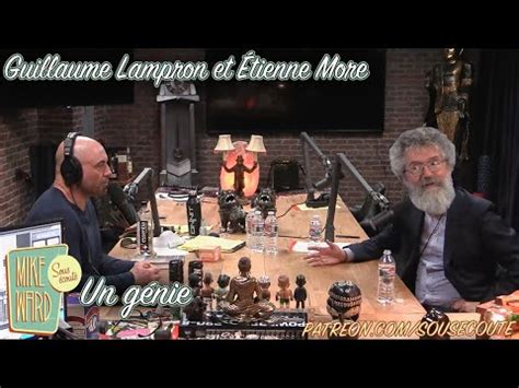 Un G Nie Guillaume Lampron Et Tienne More Extrait Sous Coute