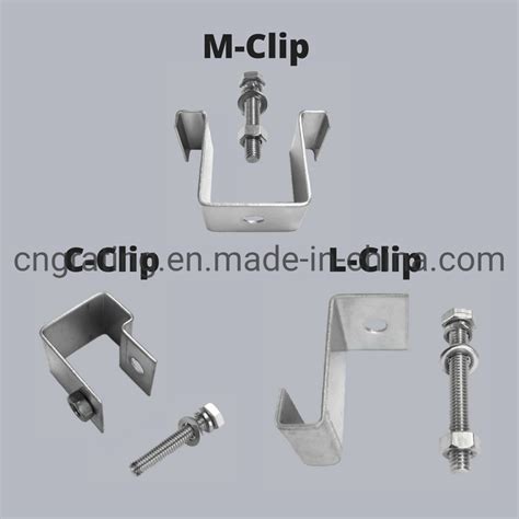 Steelstainless Steel Frp Gpr Fiberglass Grating Clip With Nail And