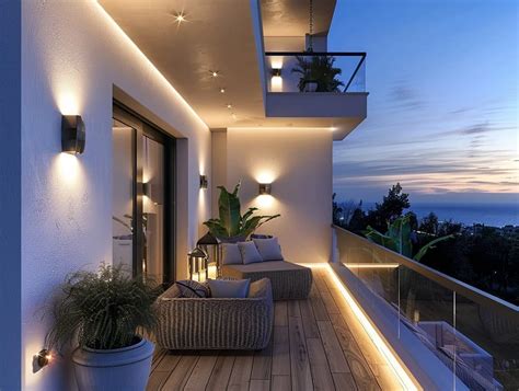 23 Modern Balcony Lighting Ideas | Garden.Lighting