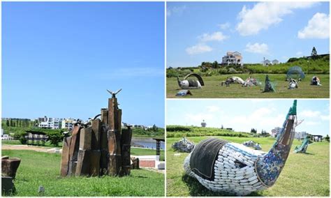 澎湖景點。澎湖東衛石雕公園 澎湖海廢地景藝術節 怪獸遊樂園 快樂的過每一天