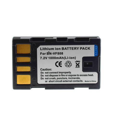 Pack Replacement Battery For Jvc Bn Vf Bn Vf U Jvc Gz Mg