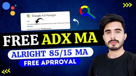 Free Alright Adx Ma Approval On Any Site Full Method Youtube