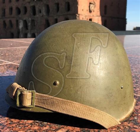 Soviet Helmet Ssh 40 From Stalingrad Ww2 Artifact