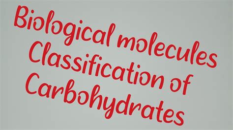 Biological Molecules A Level Biology Carbohydrates Monosaccharides Glucose Fructose