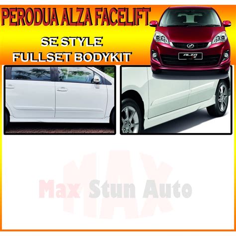 Perodua Alza Facelift Se Style Fullset Bodykit Se Alza Front