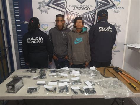 Asegura Polic A De Apizaco A Dos Sujetos Por Robo A Casa Habitaci N