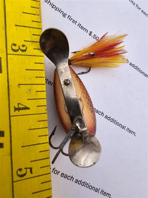 Vintage Arbogast Hulla Dancer Fishing Lure Wood Ebay