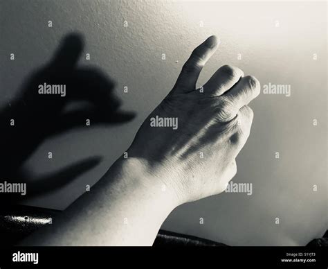 Shadow Figures With Hands Hi Res Stock Photography And Images Alamy