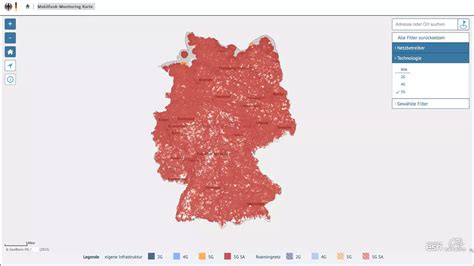 Mobilfunk Monitoring Karte Bundesnetzagentur Gibt Versorgung Mit G