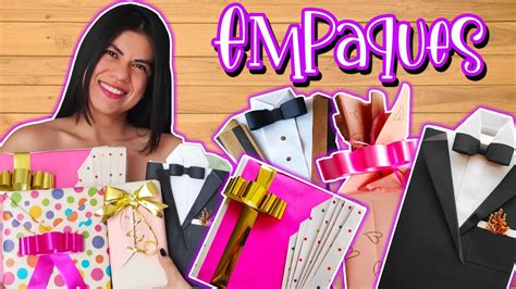 CÓMO EMPACAR REGALOS Fácil Paso a Paso YouTube