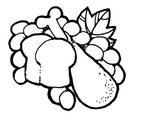 Food Clipart Black And White | Free download on ClipArtMag