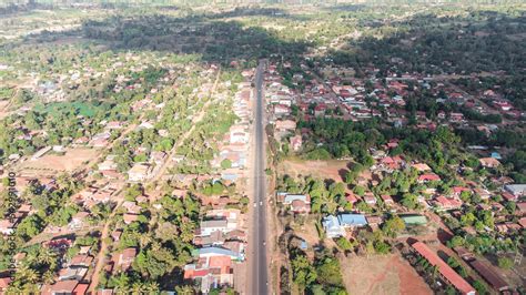 Aerial view of the city Stock Photo | Adobe Stock