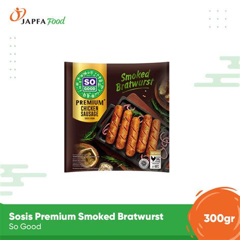 Jual So Good Sosis Premium Smoked Bratwurst 300gr Shopee Indonesia