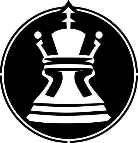 Chess, Black and White illustration 43277426 Vector Art at Vecteezy