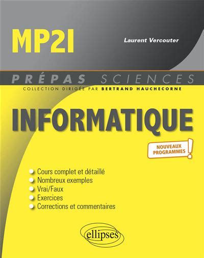 Informatique Mp I Nouveaux Programmes Broch Laurent Vercouter