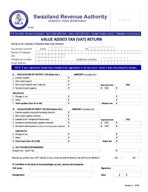 Vat Return Form Complete With Ease Airslate Signnow