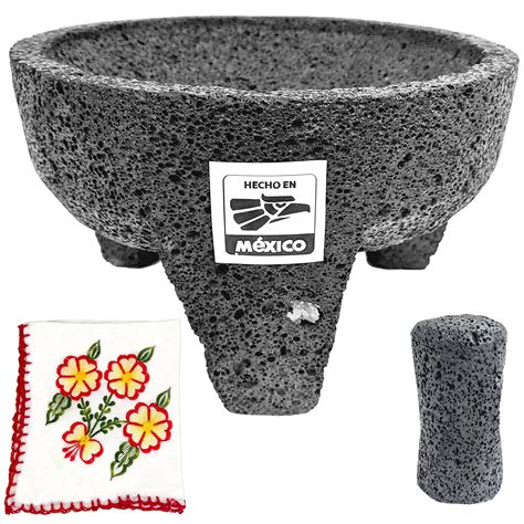 Buy The Original Molcajete Mexicano Handmade Of Authentic Lava Rock In