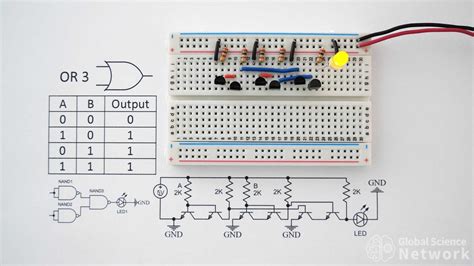 OR Gate | Examples Built Using Individual Transistors