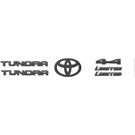 Amazon Genuine Toyota Tundra Limited Black Emblem Overlay Overlays