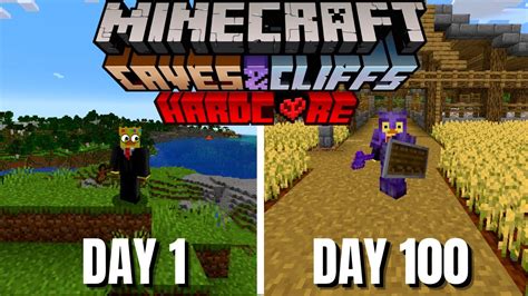 I Spent Days In Hardcore Minecraft Youtube