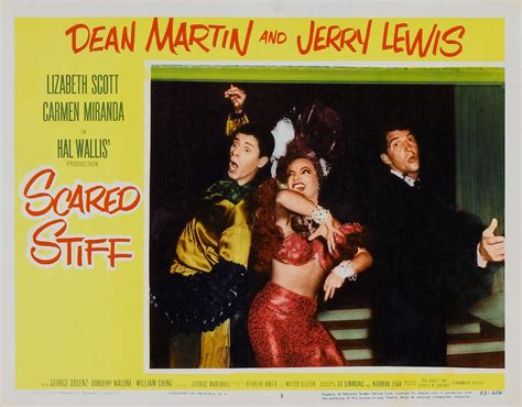 Lobby Cards De Cine 1953 Una Herencia De Miedo Scared Stiff Lobby Card