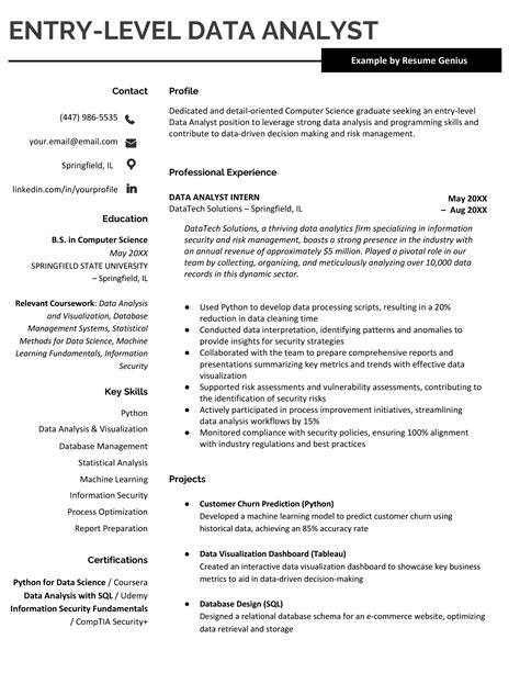 10 Data Analyst Resume Examples and Writing Guide for 2024