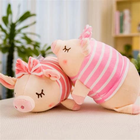 1pc cute cartoon pig soft toy pig pig plush animal pink pig plush toy ...