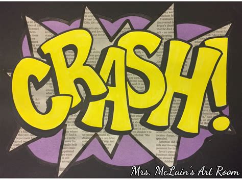 Onomatopoeia Pop Art Lesson Middle School Art Project Teacher