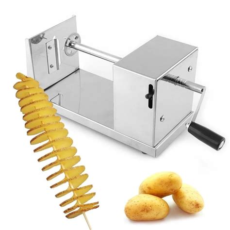 Free Shipping Stainless Steel Tornado Potato Machine Potato Spiral Cutting Machine Potato Cutter ...