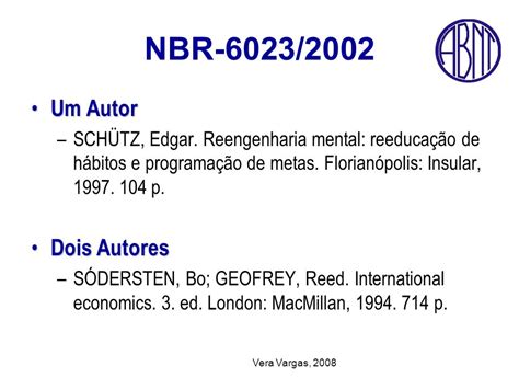 Referencia Bibliografica Dois Autores Exemplo V Rios Exemplos